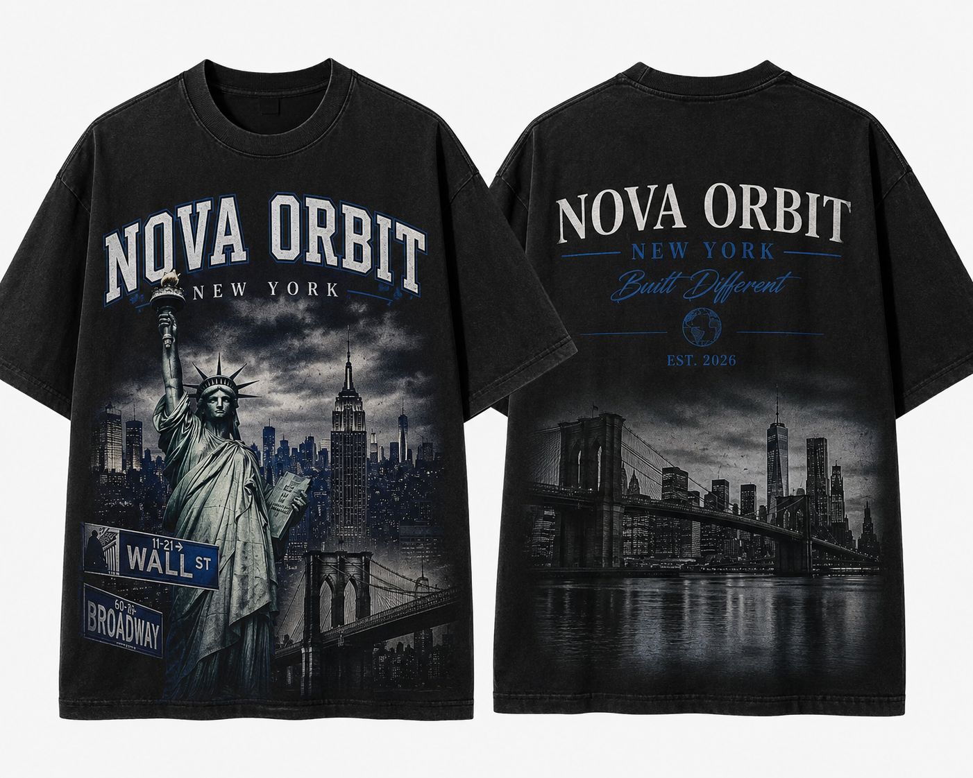 Cloudy day NY T-shirt